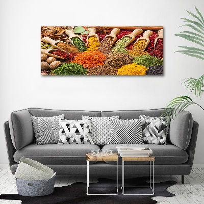 Acrylic print Colorful spices