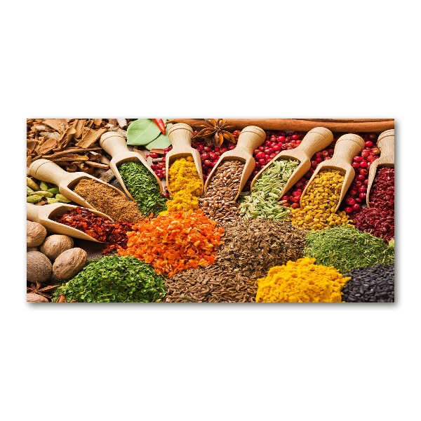 Acrylic print Colorful spices