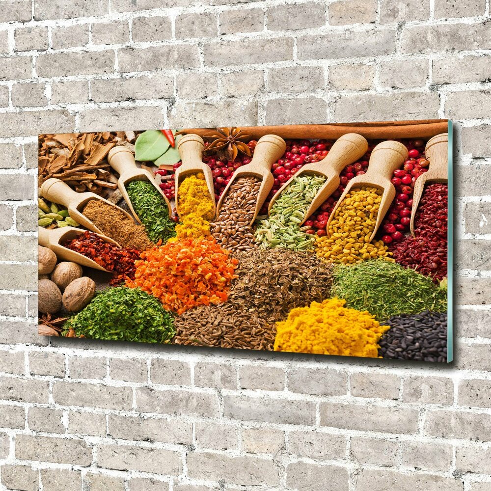 Acrylic print Colorful spices