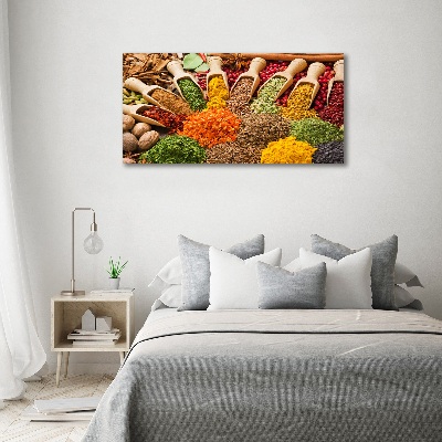 Acrylic print Colorful spices