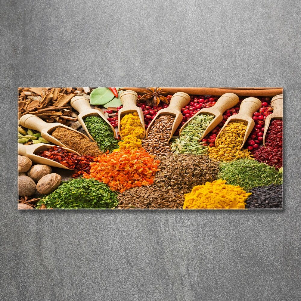 Acrylic print Colorful spices