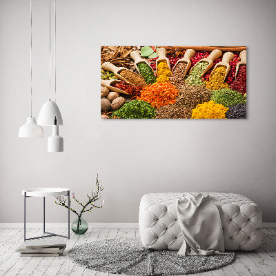 Acrylic print Colorful spices