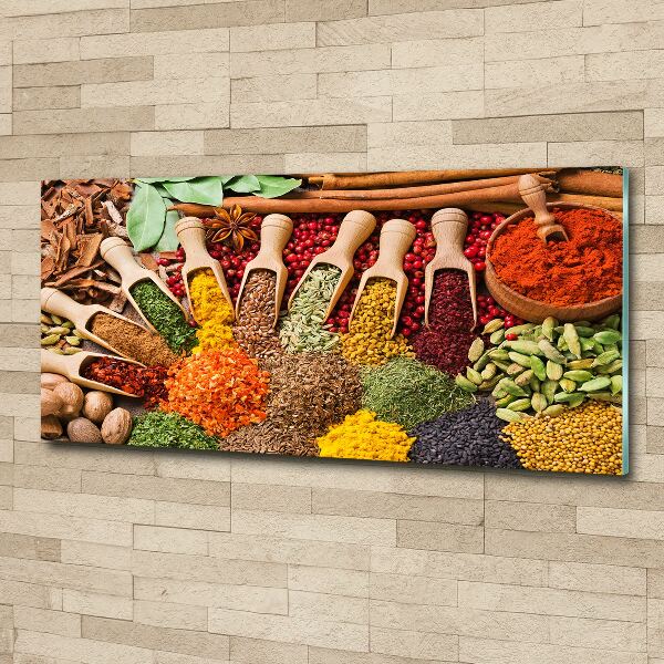 Acrylic print Colorful spices