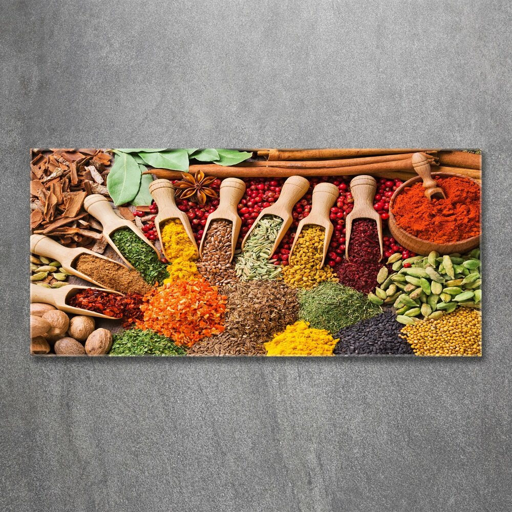 Acrylic print Colorful spices