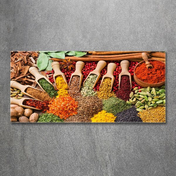 Acrylic print Colorful spices