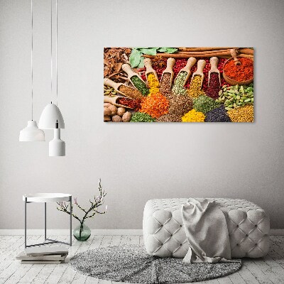 Acrylic print Colorful spices