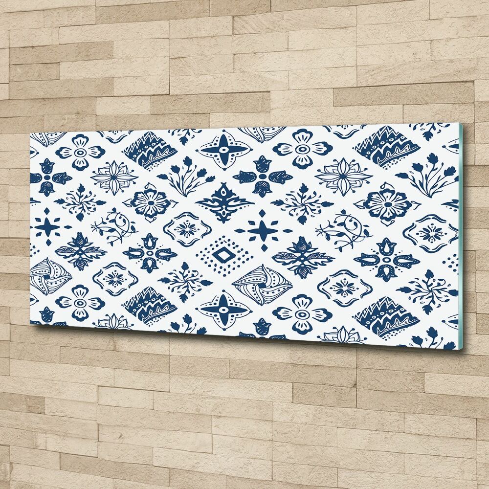 Wall art acrylic Floral pattern