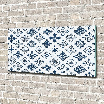 Wall art acrylic Floral pattern