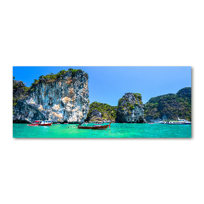 Print on acrylic Thailand boats