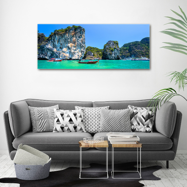 Print on acrylic Thailand boats