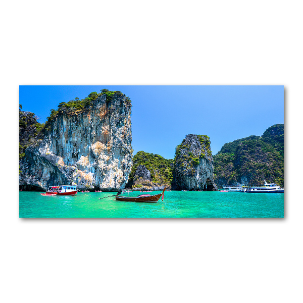 Print on acrylic Thailand boats