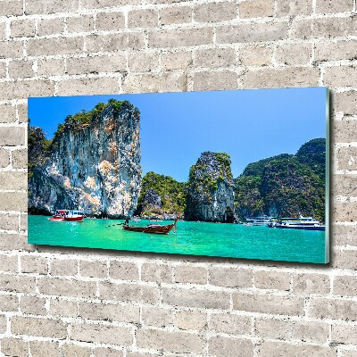 Print on acrylic Thailand boats