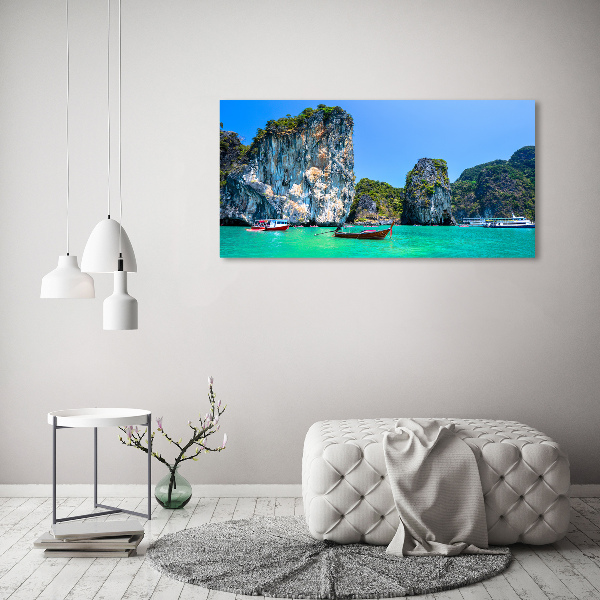 Print on acrylic Thailand boats