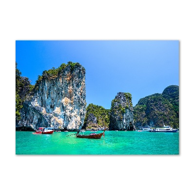 Print on acrylic Thailand boats