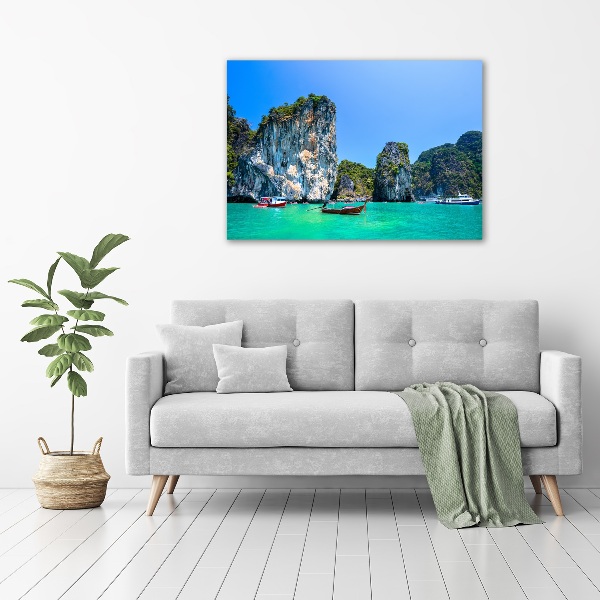 Print on acrylic Thailand boats