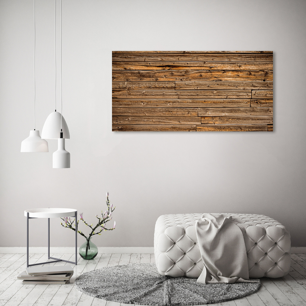 Print on acrylic Wooden wall