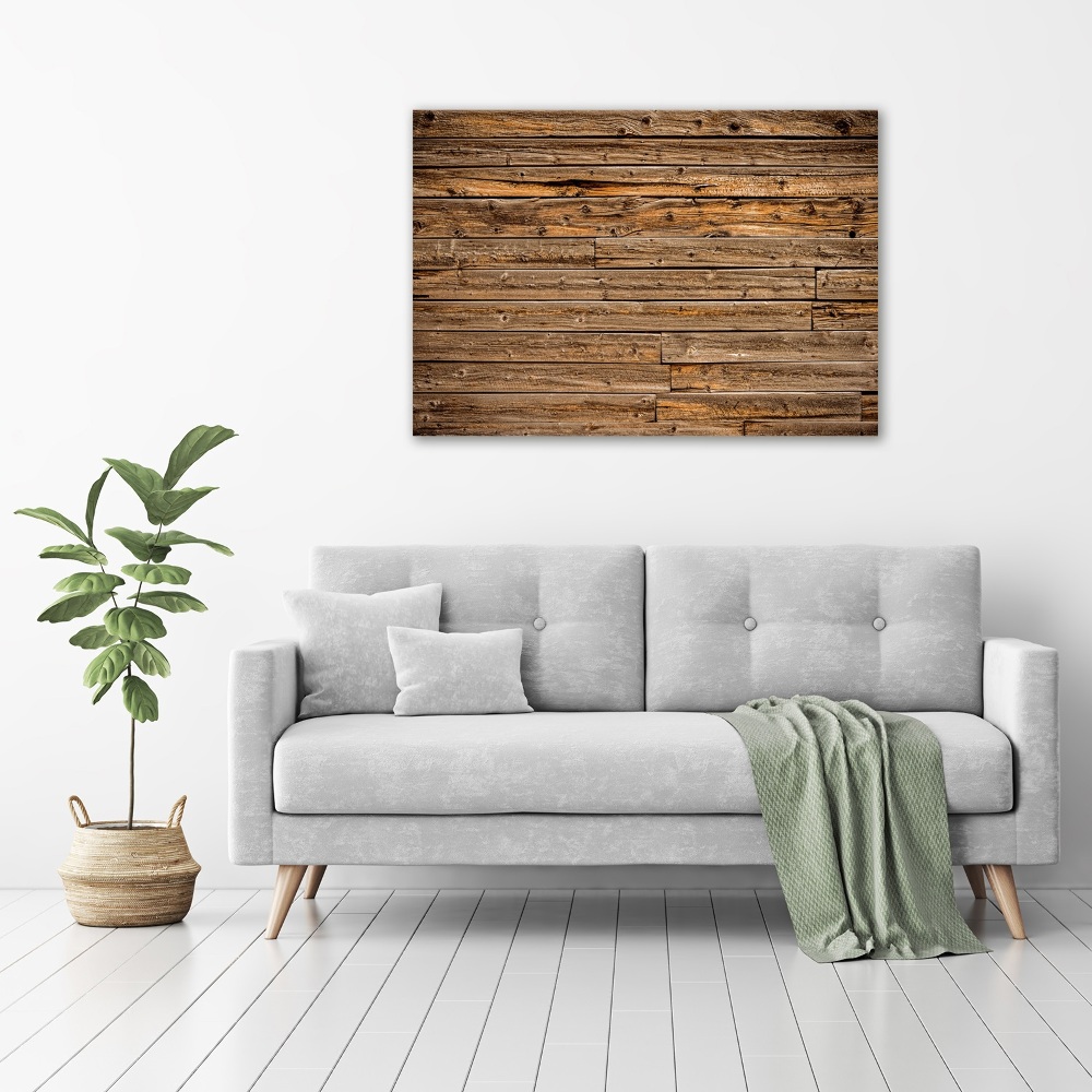 Print on acrylic Wooden wall