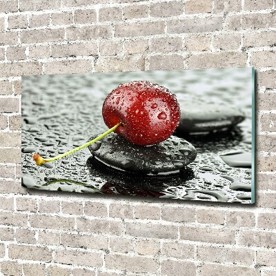 Print on acrylic Cherry in the rain