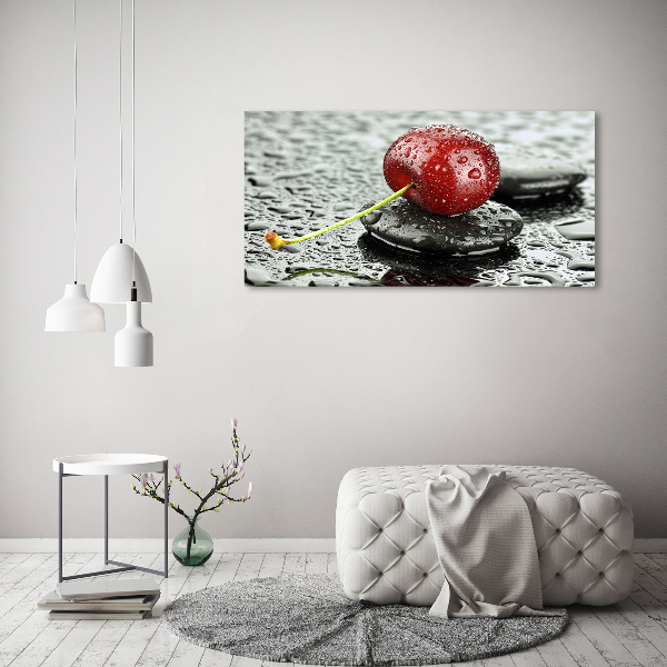 Print on acrylic Cherry in the rain