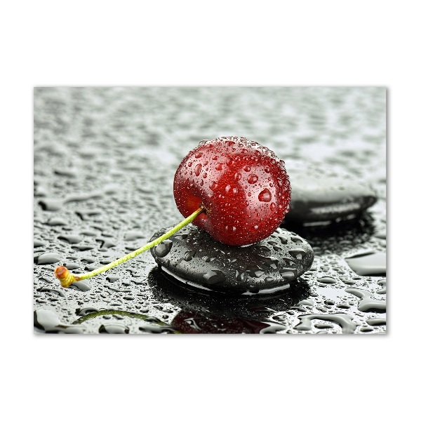 Print on acrylic Cherry in the rain