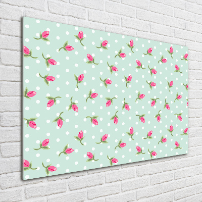 Acrylic wall art Pattern roses