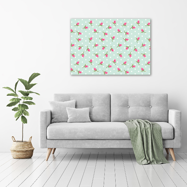 Acrylic wall art Pattern roses