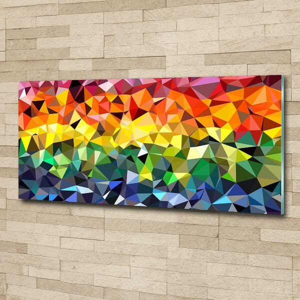 Acrylic print Geometric background