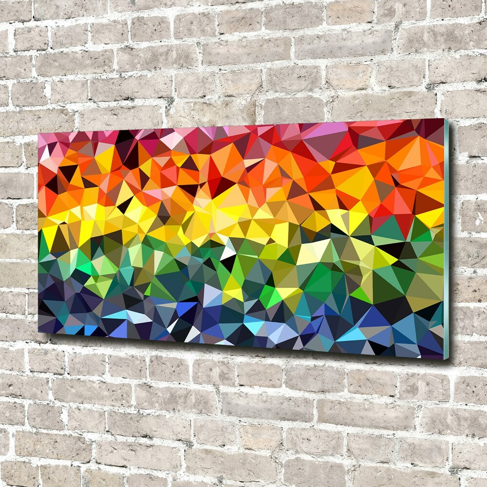 Acrylic print Geometric background