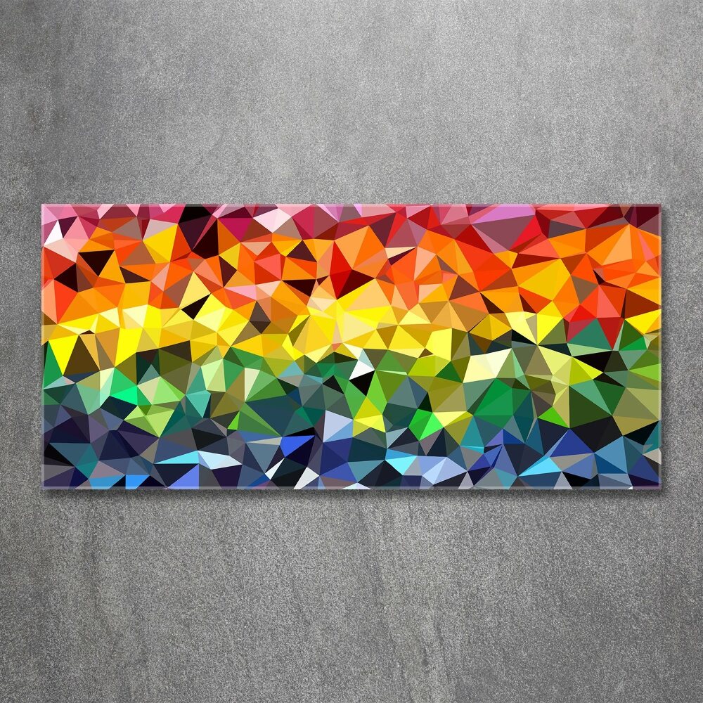 Acrylic print Geometric background