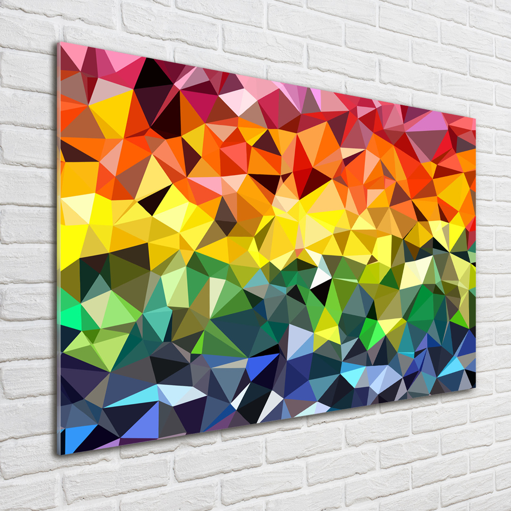 Acrylic print Geometric background