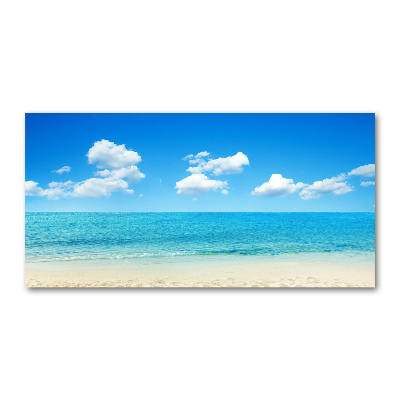 Acrylic wall art Paradise beach