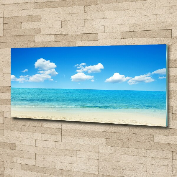 Acrylic wall art Paradise beach