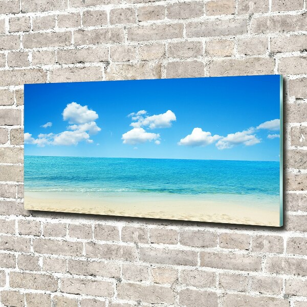 Acrylic wall art Paradise beach