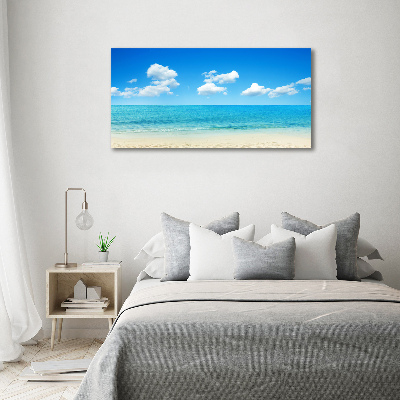 Acrylic wall art Paradise beach