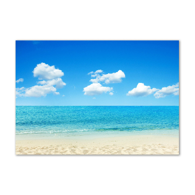 Acrylic wall art Paradise beach