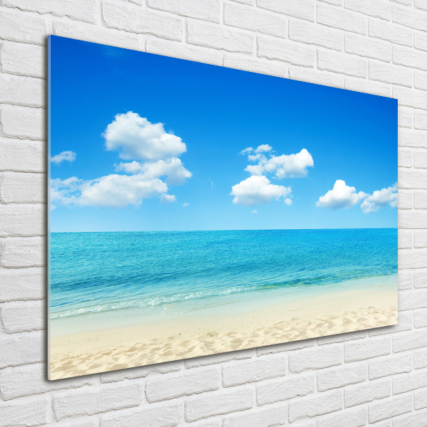 Acrylic wall art Paradise beach