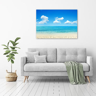 Acrylic wall art Paradise beach