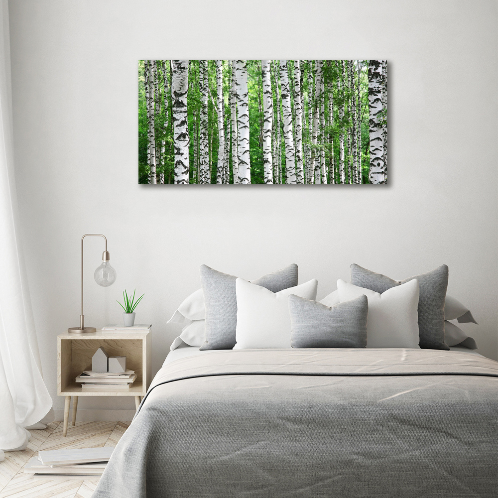 Acrylic wall picture Birch