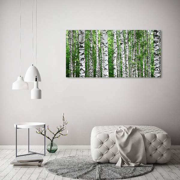 Acrylic wall picture Birch