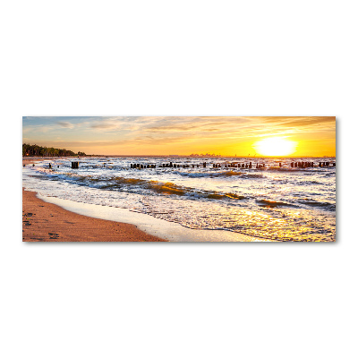 Wall art acrylic Sunset beach