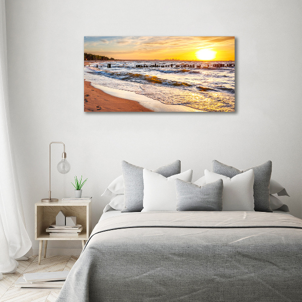 Wall art acrylic Sunset beach