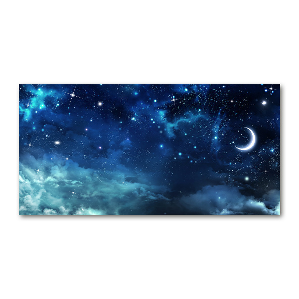 Glass acrylic wall art Starry sky