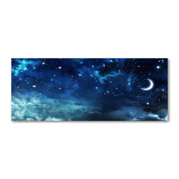 Glass acrylic wall art Starry sky