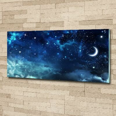 Glass acrylic wall art Starry sky