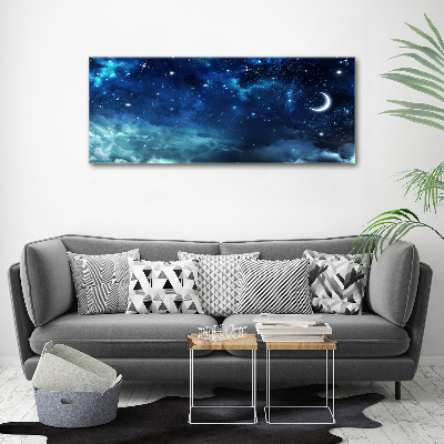 Glass acrylic wall art Starry sky