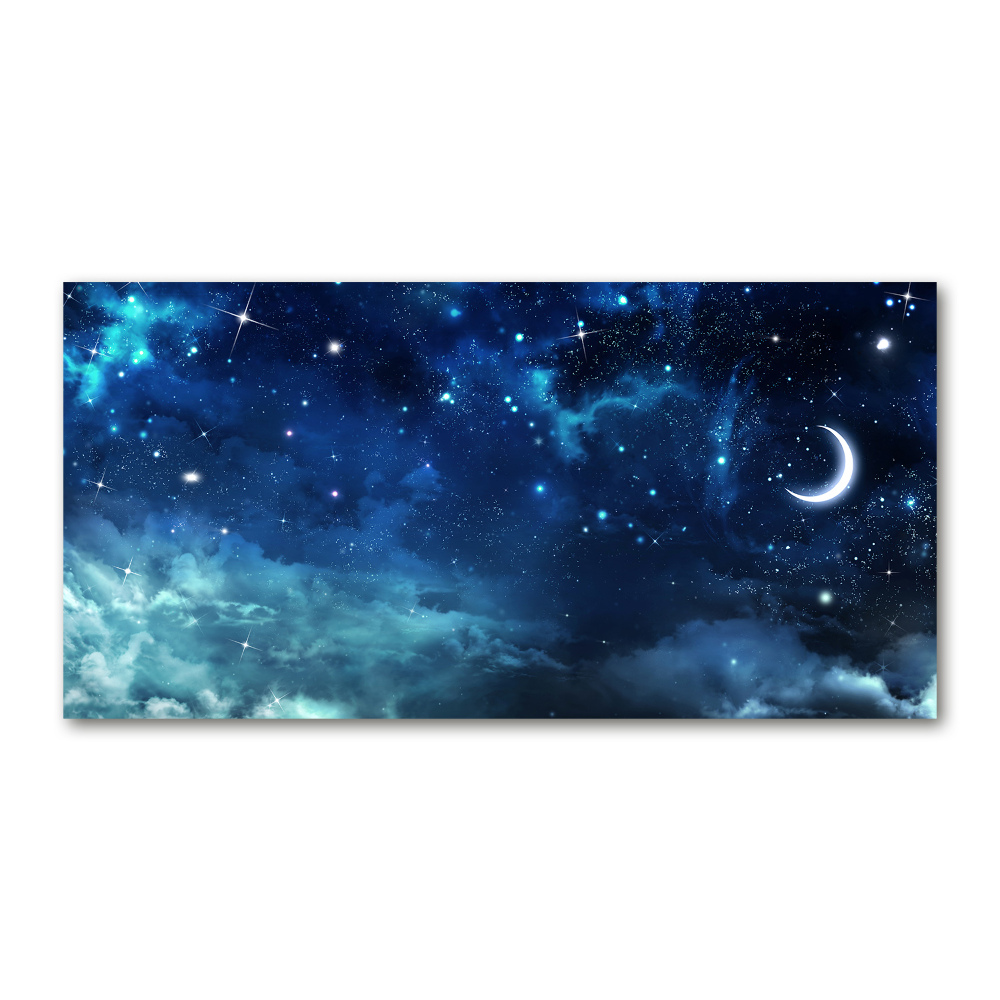 Glass acrylic wall art Starry sky