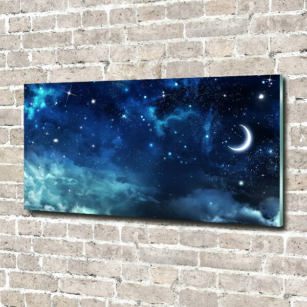 Glass acrylic wall art Starry sky