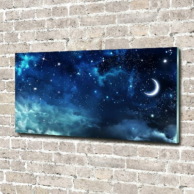 Glass acrylic wall art Starry sky