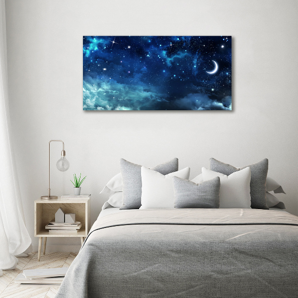 Glass acrylic wall art Starry sky