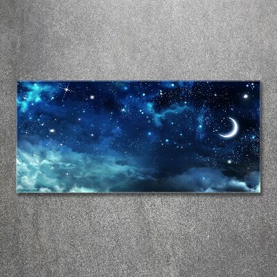 Glass acrylic wall art Starry sky